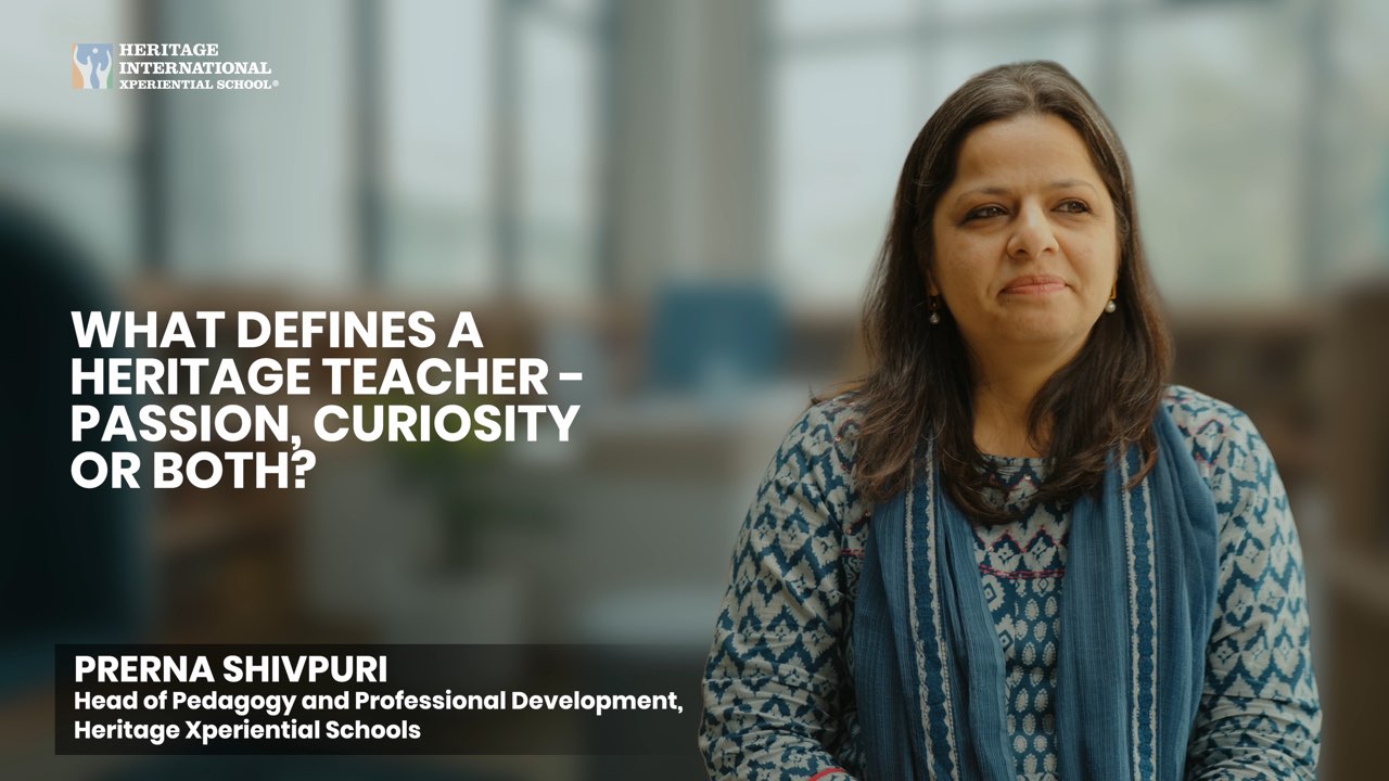 How does Heritage help children settle into a new school? Prerna Shivpuri, Head of Pedagogy and Professional Development